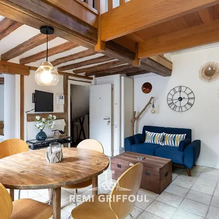 L'escalier D'h - Duplex 3 In The Center - Normand Charm - Family Apartment Honfleur