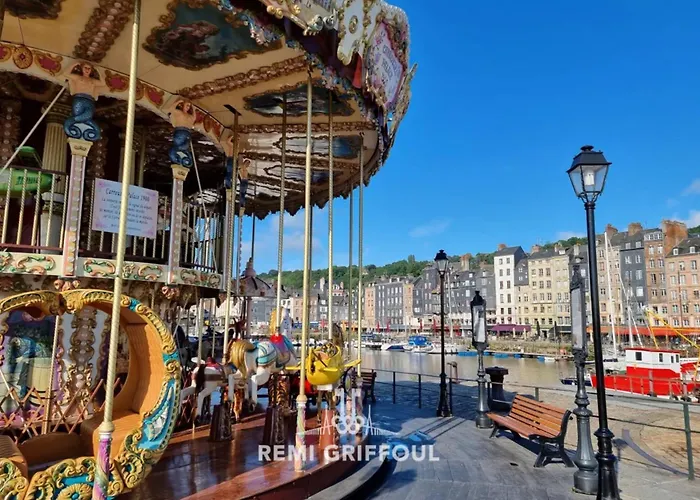 L'escalier D'h 3 Duplex Charm & Family アパート オンフルール